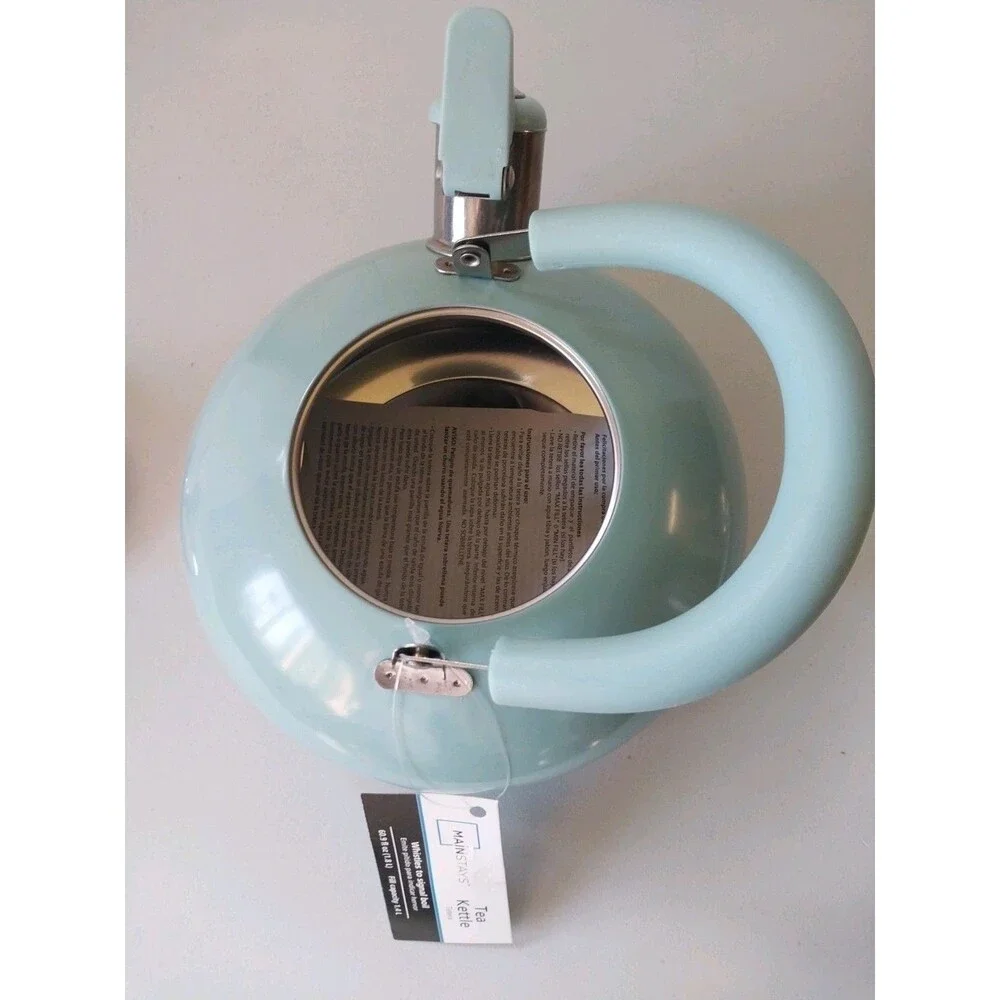 NEW Classic Stainless Steel Whistling Tea Kettle Pot 2 Quart Qt. Kitchen Coffee